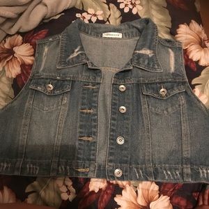 Denim vest